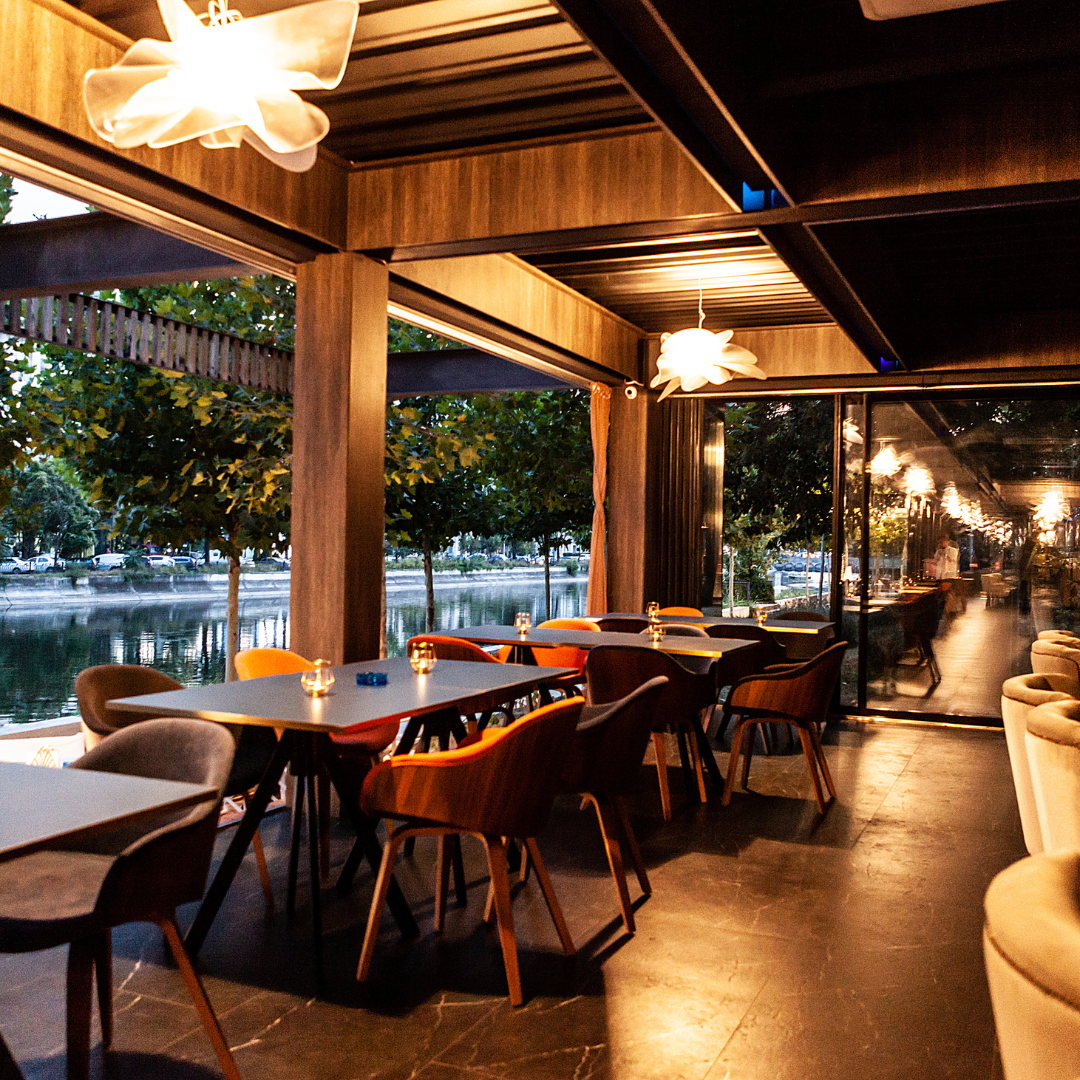 Food court dining space at M3M Sector 97 Noida