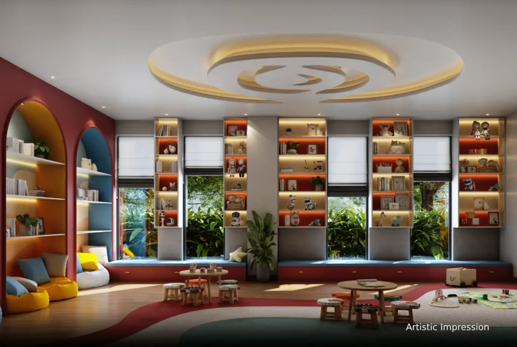 kids playroom at m3m sector 97 noida